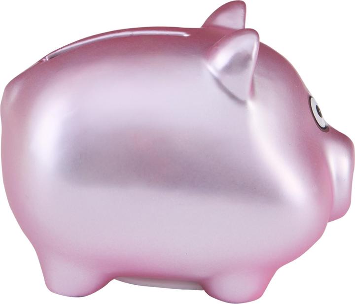 Produktbild Idena Spardose Schwein pink metallic 7x7x8cm (7 x 7 x 8 cm)