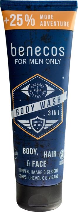 Actual product image Benecos for men only Body Wash 3 in 1 (250 ml)
