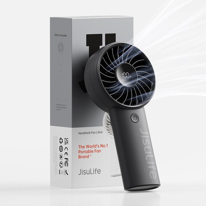 Produktbild Jisulife Handheld Fan Life4 (5000mAh) black