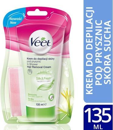 Produktbild Veet Silk&Fresh Cremation Is An Under Shower Hair Removal For Scores Dry 135Ml (135 ml)
