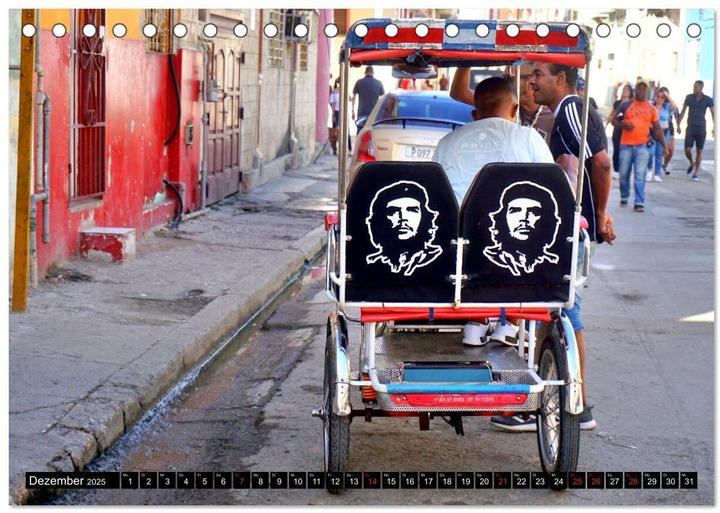 Actual product image CHE - Ernesto Che Guevara in Kuba (Tischkalender 2025 DIN A5 quer), Monatskalender (A5, German)