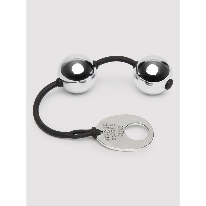 Actual product image Fifty Shades of Grey Inner Goddess Silver Pleasure Balls