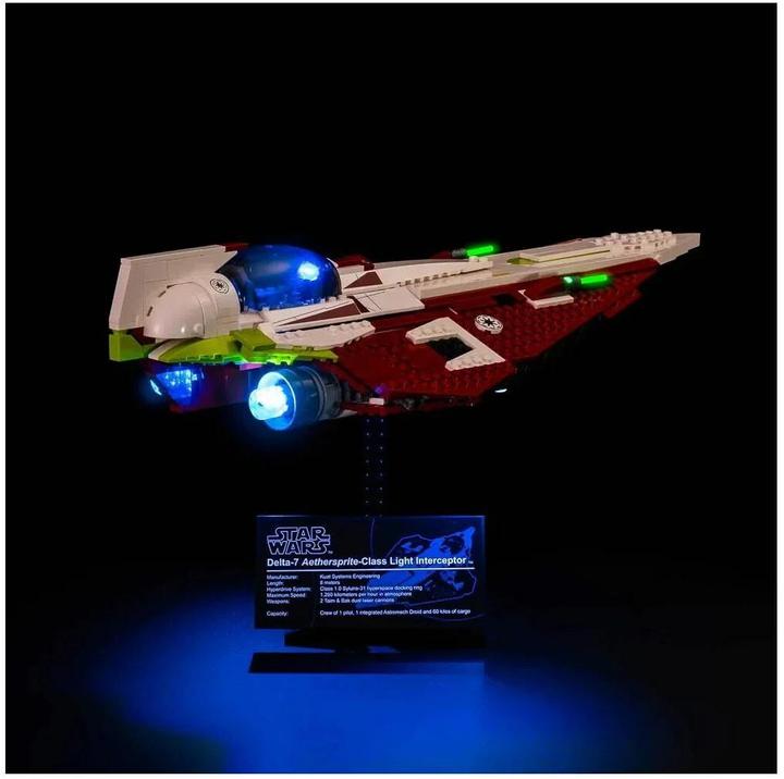 Produktbild Light my bricks LED Licht Set für LEGO® 10215 Star Wars - Obi-Wan Kenobis Jedi Starfighter