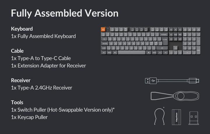 Image du produit Keychron K5 Max (CH, Filaire, Sans fil)