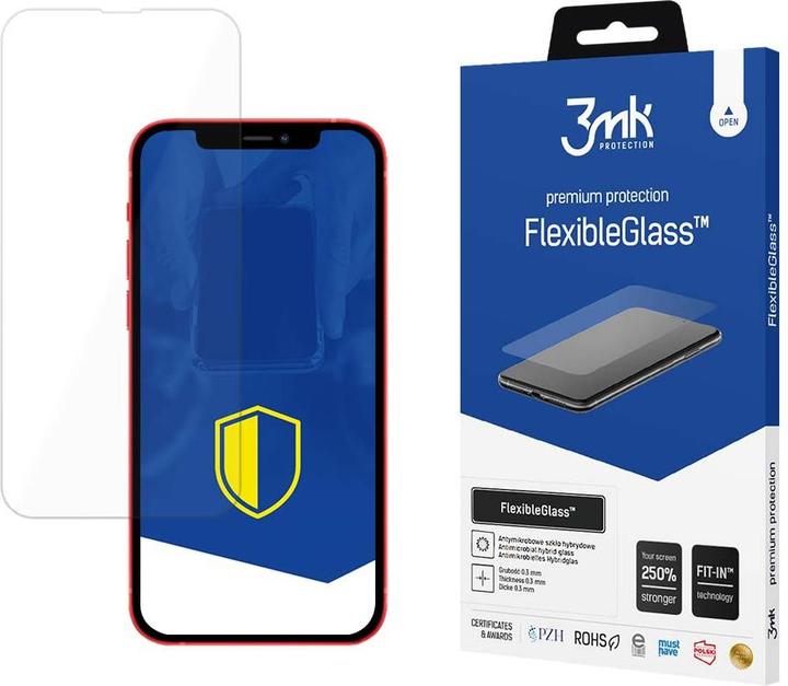 Actual product image 3MK FlexibleGlass screen protector, display film (1 Piece, Apple iPhone 13 Pro Max)