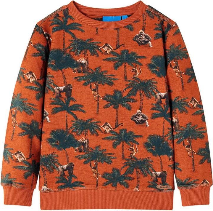 Immagine prodotto VidaXL Felpa da bambino marrone ruggine chiaro 128,Materiale: 95 (128)