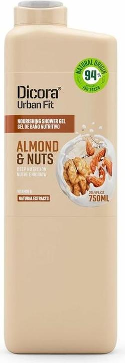Dicora UF Duschgel mit Vitamin B Mandeln & Nüssen 750ml (750 ml)