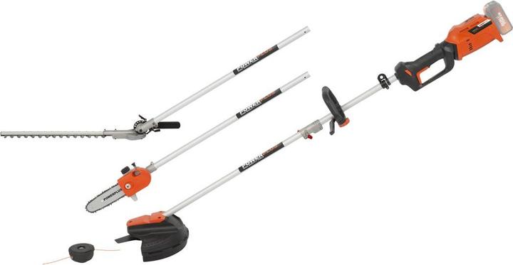 Produktbild Powerplus Dual Power Garten Multitool 4-in-1 bürstenlos 40V - exkl. Akku und Ladegerät - 3 Acc. (Akkubetrieb)