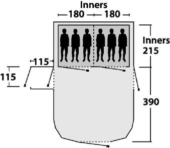 Image du produit Outwell Montana 6P (Tente tunnel, 36.80 kg, 6 personnes)