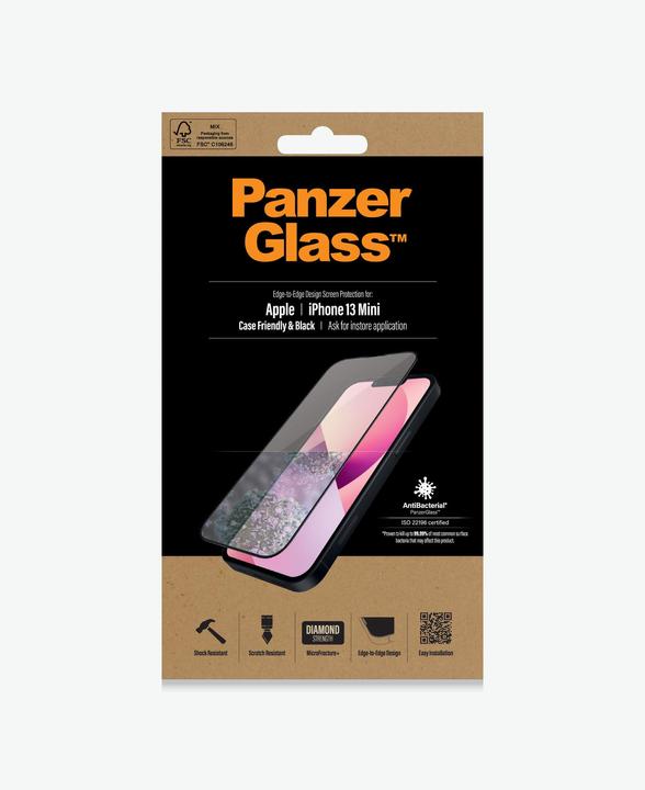 Actual product image PanzerGlass Screen protector (1 Piece, Apple iPhone 13 mini)