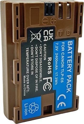 Immagine prodotto Acconic Batteria con ingresso USB-C per Canon LP-E6 LPE6 EOS 60D 70D 5D 6D 7D Mark III (Batteria della fotocamera)