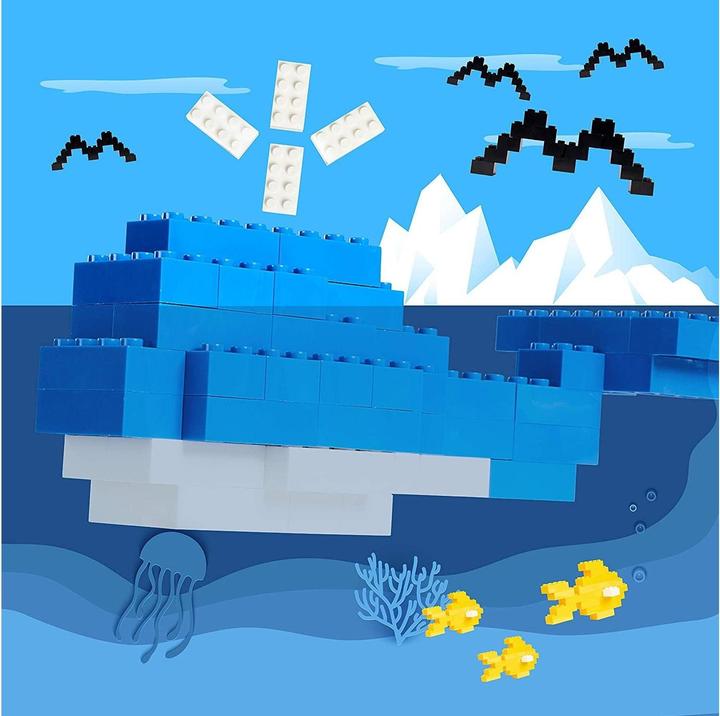 Produktbild Simba Blox 500 blaue 8er Steine lose