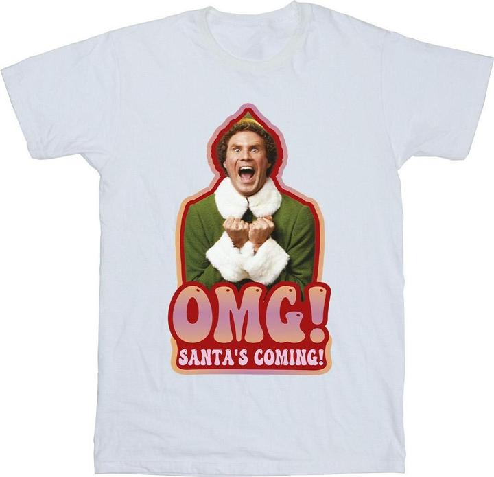 Elf Santa's Coming TShirt (M)