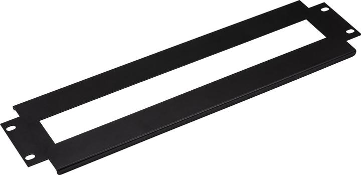 Produktbild InLine 19" Schutzschalterleiste 3HE, mit tiefenverstellbarer Hutschiene