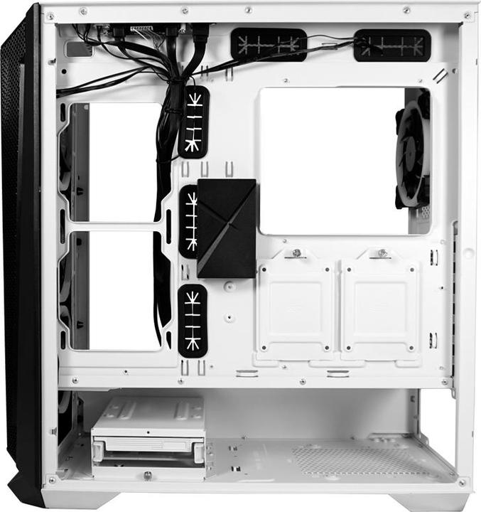 Image du produit LC-Power Boîtier Gaming 805BW Holo-1 X RGB noir/blanc retail (E-ATX, ATX, mATX, Mini-ITX)