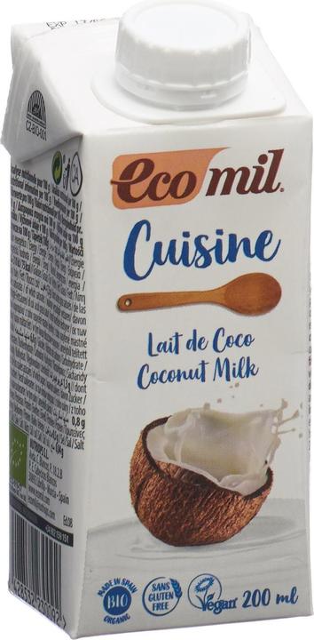 Image du produit Ecomil Lait de coco Cuisine biologique (1 x 20 cl)