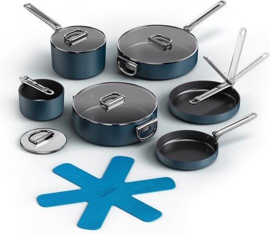 Produktbild Joseph Joseph Space Kochset (28 cm, Pfannenset + Topfset, Aluminium)