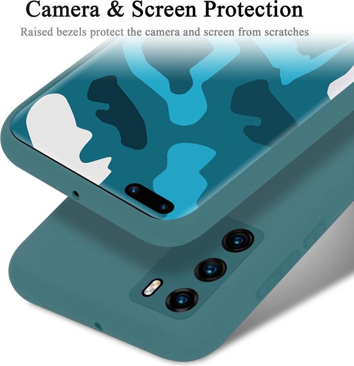 Image du produit Cadorabo TPU Liquid Silicone Case Cover (Huawei P40)