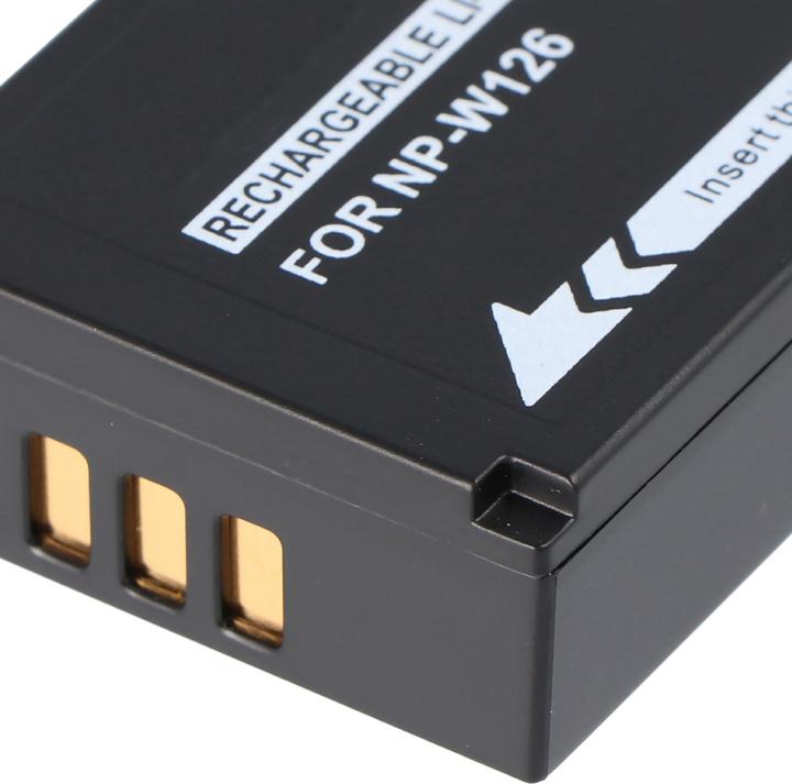 Actual product image AccuCell Akku Fujifilm NP-W126, X-Pro 1, FinePix HS3 (Camera battery)