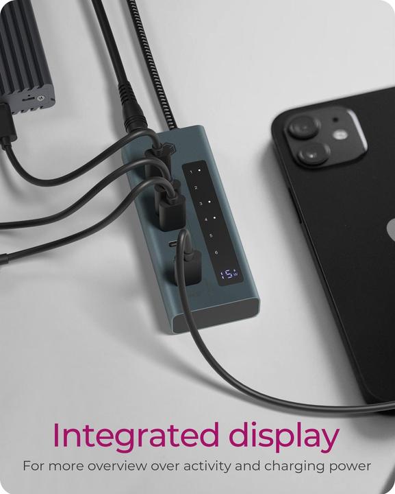 Produktbild Icy Box IB-HUB1457-C31 (USB-C, 7 Ports)