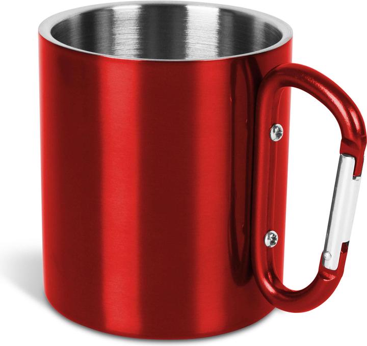 Produktbild Normani Edelstahl Tasse 330 ml mit Karabinerhaken Wisconsin