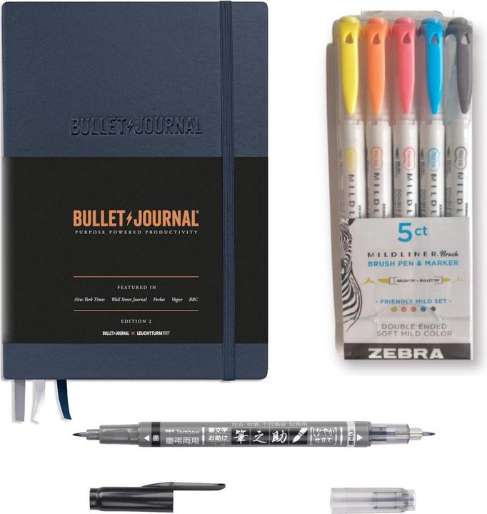 Immagine prodotto MeinStift Set iniziale di bullet journal con libro e penne - Blue22