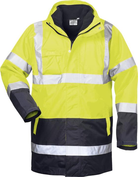Actual product image Safestyle *SPENCER* 4-IN-1 WARNING PARKA YELLOW/NAVY (3XL)