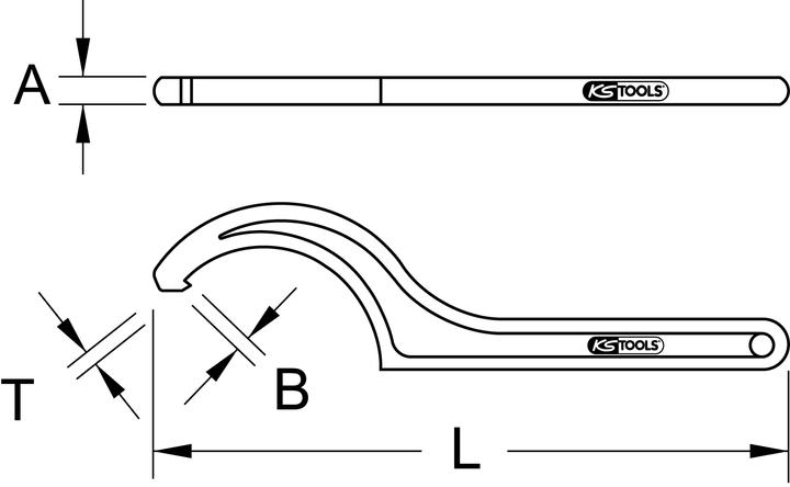Actual product image KS Tools 517.1481 (71 mm, 70 mm, 74 mm, 68 mm, 75 mm)