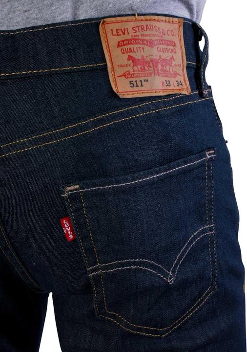 Actual product image Levis 511 Jeans rinsed playa (W31/L32)
