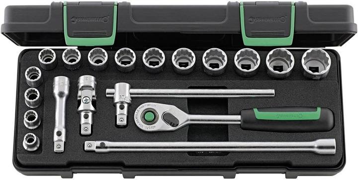 Produktbild Stahlwille Steckschlüsselsatz (19 mm, 12 mm, 14 mm, 22 mm, 16 mm, 10  mm, 21 mm, 18 mm, 17 mm, 11 mm, 15 mm, 8 mm, 9 mm, 13 mm, 20 mm)