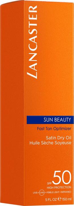 Image du produit Lancaster Sun Beauty - Huile sèche Optimiseur de bronzage rapide SPF50 (Huile solaire, SPF 50, 150 ml, 205 g)