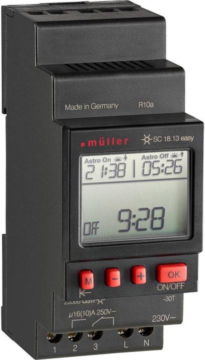 Actual product image müller DIN rail time switch SC 1