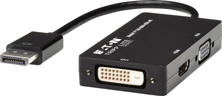 Eaton DisplayPort to VGA/DVI/HDMI All-in-One Converter Adapter DP ver 1.2 4K 30 HDMI (VGA, HDMI, DVI, 8.64 cm)