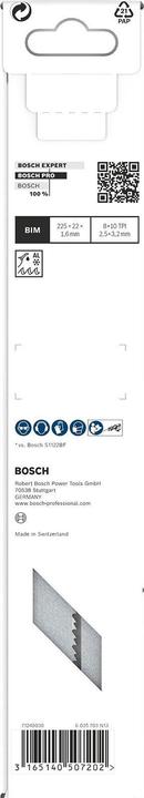 Actual product image Bosch Professional Zubehör PRO Thick Metal Demolition S1130CF blade, 1.6 x 22 x 225 mm, 5 pcs.