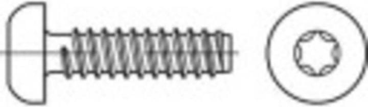 Produktbild Toolcraft Linsenblechschrauben 6.3 mm 13 (500 Schrauben pro Stück)