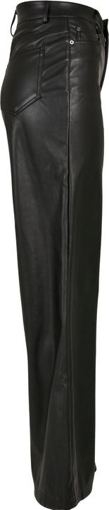 Actual product image Urban Classics Ladies Faux Leather Wide Leg Pants (26)