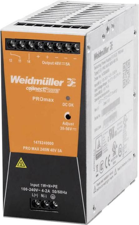 Actual product image Weidmüller DIN rail power supply (DIN rail