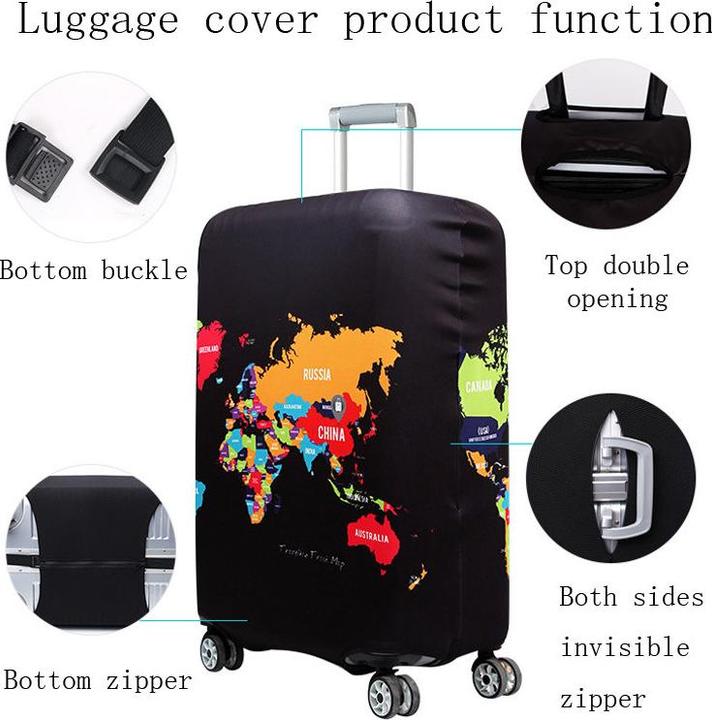 Produktbild JTI Hülle für Koffer, Länder - Grösse L (Tasche)