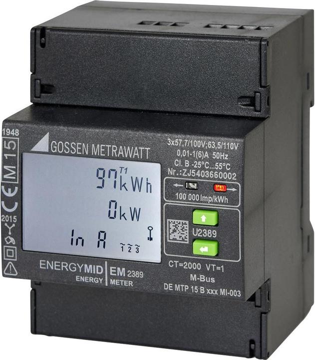 Image du produit Gossen Compteur triphasé avec transformateurs