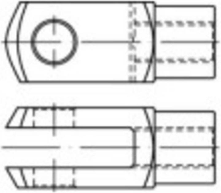 Produktbild Toolcraft Gabelgelenke DIN 71752 24 mm S (10 Stk.)