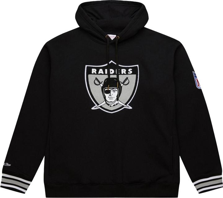Mitchell & Ness Fleece Hoody - STITCH Oakland Raiders - L (L)