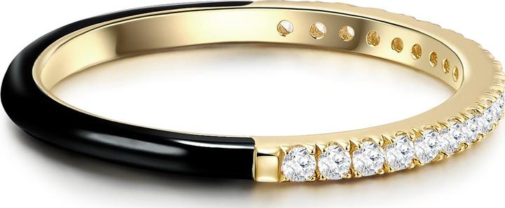Actual product image Glanzstücke München Ladies sterling silver cubic zirconia yellow gold - 24000 (48, 925 Silver)