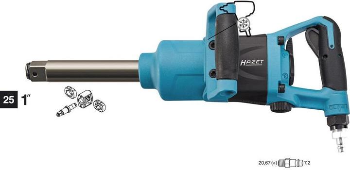 Actual product image HAZET Compressed air impact wrench Tool holder