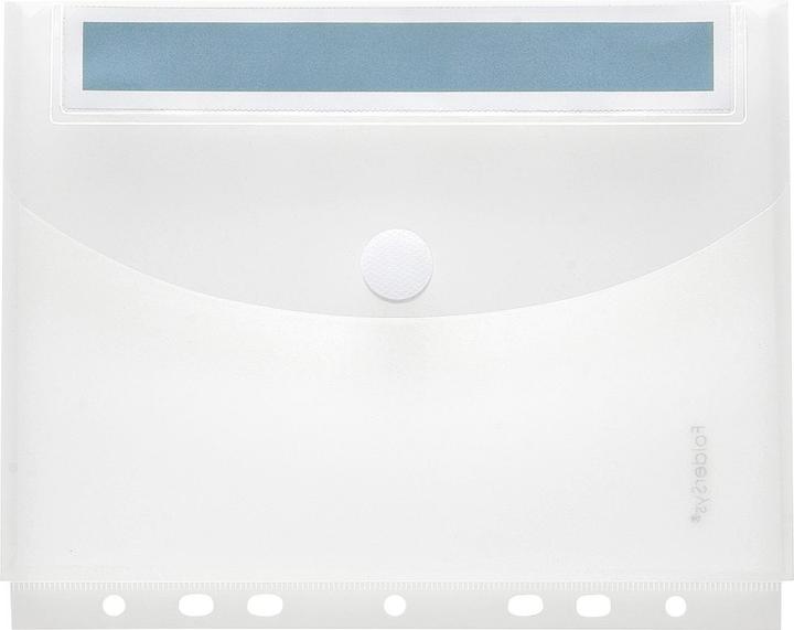 Produktbild Foldersys 10 Dokumententaschen Index DIN A5 transparent genarbt 0,20 mm (10 x)