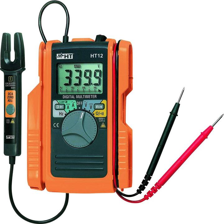Actual product image HT Instruments Hand multimeter, current clamp di (CAT II 600V, CAT III 300V)