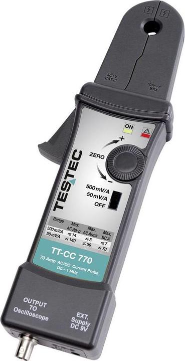 Actual product image Testec TT-CC 770 current clamp adapter (CAT II 600V, CAT III 300V)