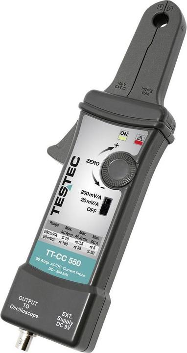 Produktbild Testec TT-CC 550 Stromzangen-Adapter (CAT II 600V, CAT III 300V)