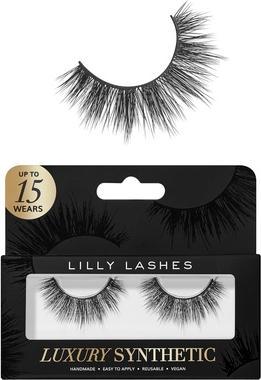 Actual product image Lilly Lashes Luxury Synthetic False Eyelashes Full Length Lash Extension 13mm (Artificial eyelashes)