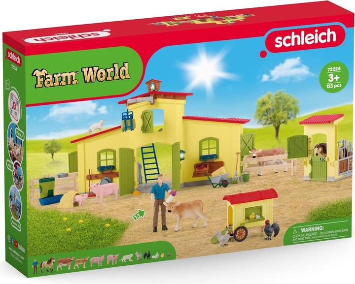 Produktbild Schleich Farm World H?hnerstall & Pferdestall