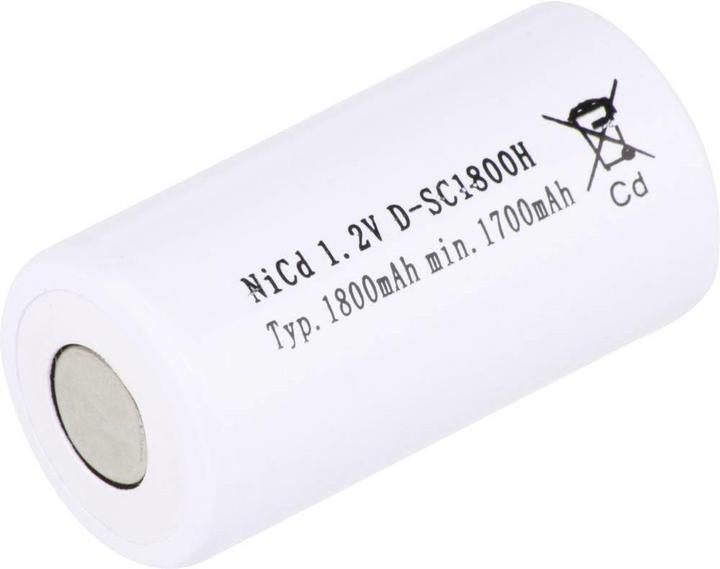 Immagine prodotto Mexcel Batteria speciale Sub-C ad alta temperatura. (1 pz., Sub-C, 1800 mAh)